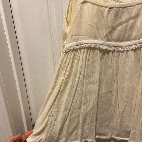 AE Off-White Knit Lace Babydoll Camisole - Picture 8 of 13